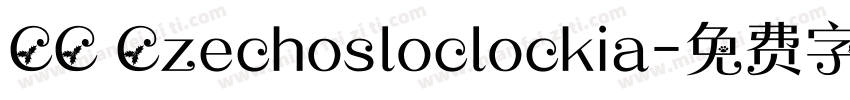 CC Czechosloclockia字体转换
